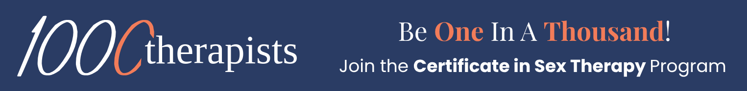 1000 therapists - Certificate in Sex Therapy Program